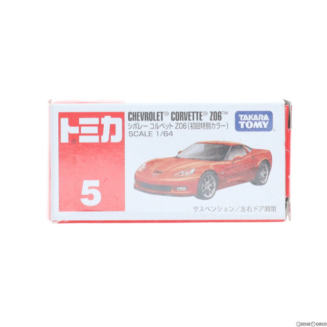 [MDL]トミカ No.5 シボレー コルベット Z06(初回特別カラー/レッド/赤箱) 完成品 ミニカー タカラトミー