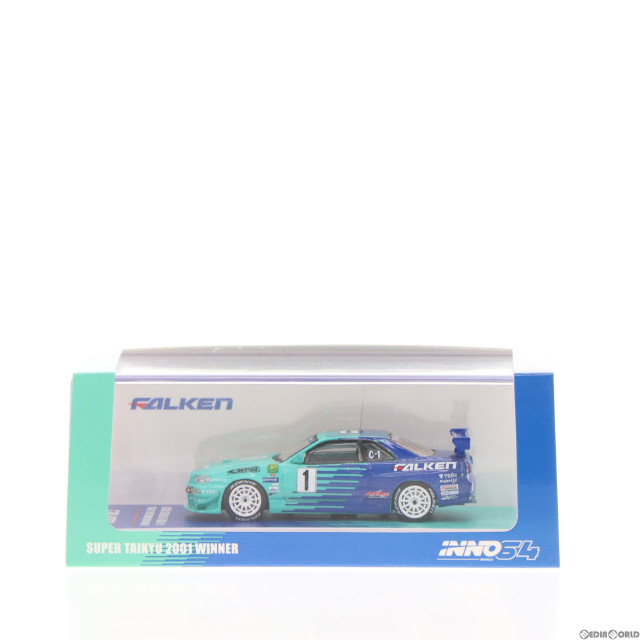 [MDL]1/64 スカイライン GT-R R34 FALKEN スーパー耐久 2001冬 #1 完成品 ミニカー(IN64-R34RA-FAL) INNO MODELS(イノモデル)