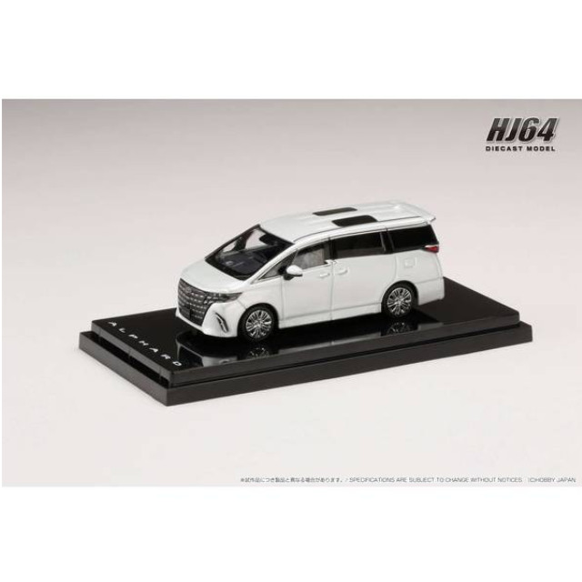 [MDL]1/64 Toyota ALPHARD(トヨタ アルファード) Z プラチナホワイトパールマイカ 完成品 ミニカー(HJ641078BW) ホビージャパン