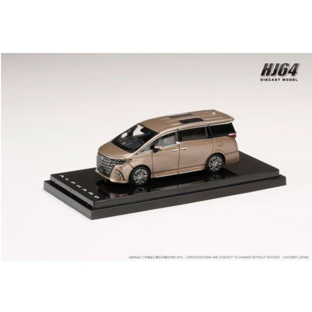 [MDL]1/64 Toyota ALPHARD(トヨタ アルファード) Z プレシャスレオブロンド 完成品 ミニカー(HJ641078BG) ホビージャパン