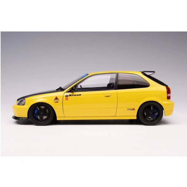 [MDL]1/18 ホンダ シビック Type R(EK9) Spoon サンライトイエロー 完成品 ミニカー(M85016) MOTORHELIX(モーターヘリックス)