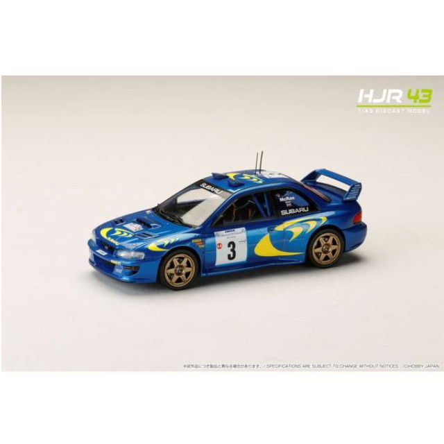 [MDL]1/43 スバル インプレッサ ツール・ド・コルス 1997 #3 完成品 ミニカー(HJR431002A) ホビージャパン