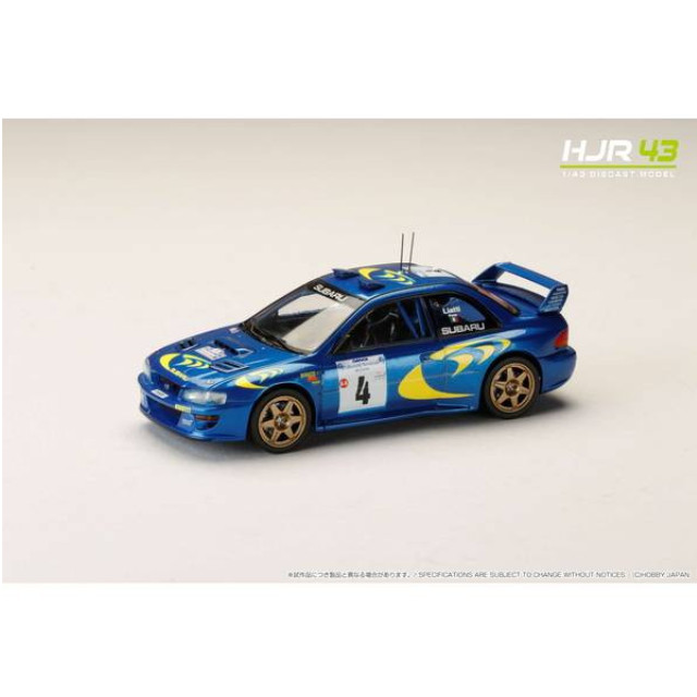 [MDL]1/43 スバル インプレッサ ツール・ド・コルス 1997 #4 完成品 ミニカー(HJR431002B) ホビージャパン