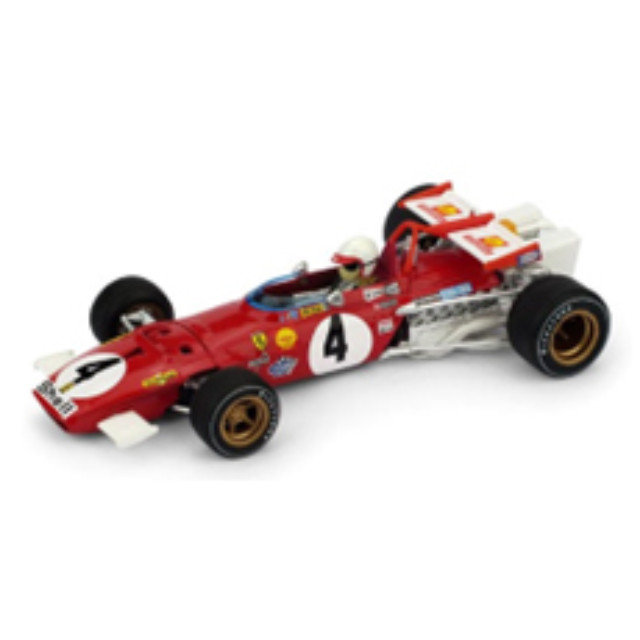 [MDL](再販)1/43 フェラーリ 312B 1970年 イタリアGP 優勝 #4 C.Regazzoni ドライバーフィギュア付き 完成品 ミニカー(R313CH) BRUMM(ブルム)