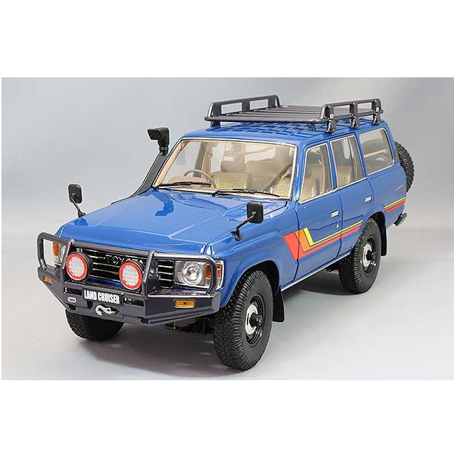 [MDL](再販)1/18 トヨタ ランドクルーザー 60(ブルー) オプションパーツ付 完成品 ミニカー(KS08956XBL) 京商