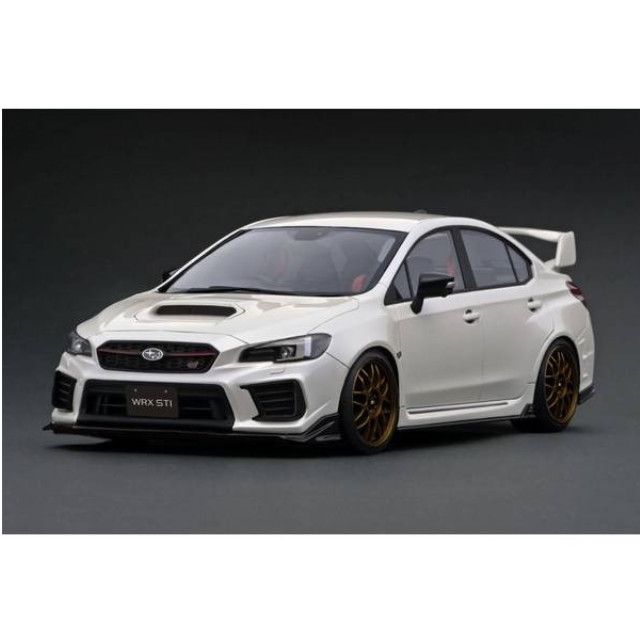 [MDL] 1/18 SUBARU WRX(CBA-VAB) STI Pearl White 完成品 ミニカー(IG3611) ignition model(イグニッションモデル)