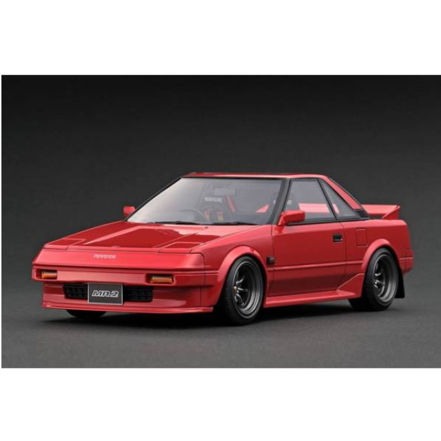 [MDL] 1/18 Toyota MR2(AW11) Red 完成品 ミニカー(IG3504) ignition model(イグニッションモデル)