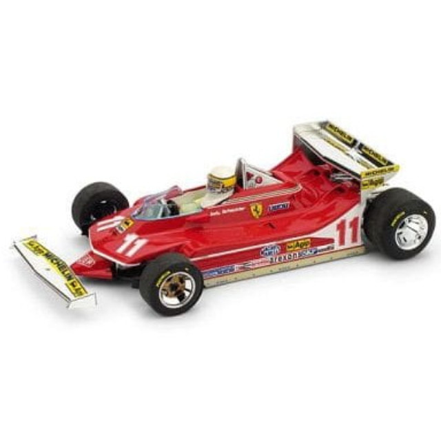 [MDL](再販)1/43 フェラーリ 312 T4 1979年モナコGP 1位 #11 Jody Schekter ドライバー付 完成品 ミニカー(R513CH) BRUMM(ブルム)