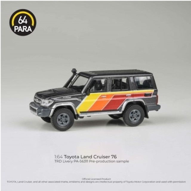 [MDL]PARA64 1/64 トヨタ ランドクルーザー LC 76 2014 TRD Livery RHD 完成品 ミニカー(PA-66311) PARAGON(パラゴン)