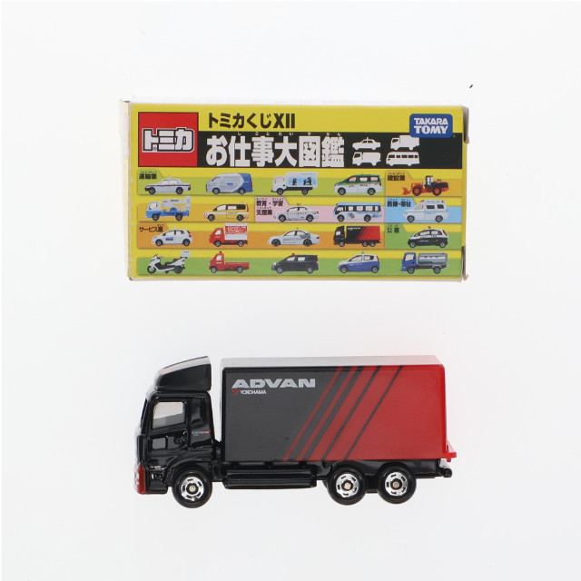 [MDL]トミカくじXII お仕事大図鑑 日産 ディーゼル クオン ADVAN仕様車(ブラック×レッド) 完成品 ミニカー プライズ タカラトミー