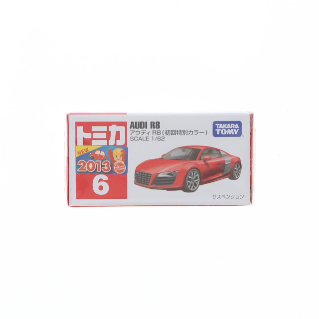 [MDL]トミカ No.6 1/62 アウディ R8 初回特別カラー(レッド/赤箱) 完成品 ミニカー タカラトミー