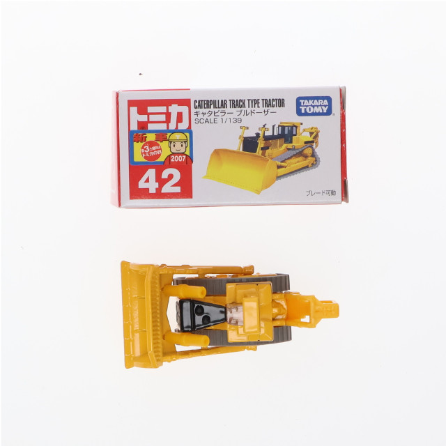 [MDL]トミカ No.42 1/139 キャタピラー ブルドーザー(イエロー/赤箱) 完成品 ミニカー タカラトミー