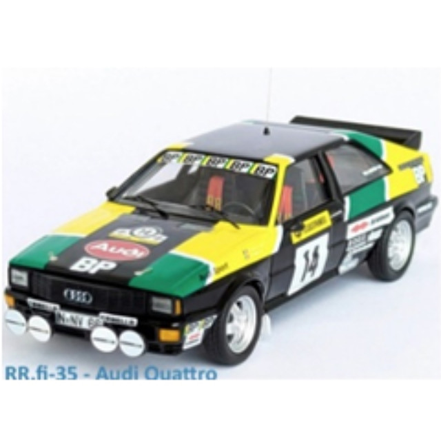 [MDL]1/43 アウディ クアトロ 1981年1000湖ラリー 13位 #14 Michele Mouton/Fabrizia Pons 完成品 ミニカー(RRfi35) Trofeu(トロフュー)