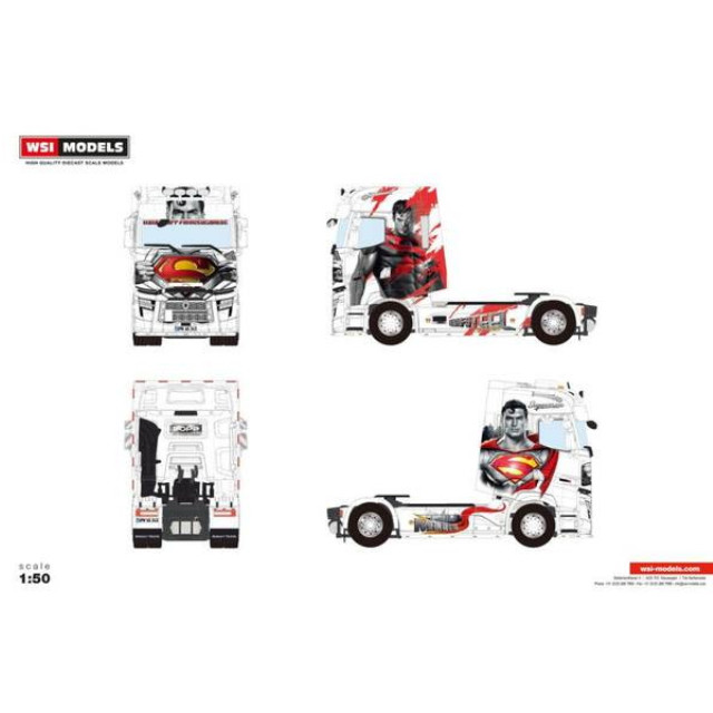 [MDL] 1/50 POPP Guben RENAULT TRUCKS T HIGH EVO 4X2 完成品 ミニカー(01-4688) WSI MODELS