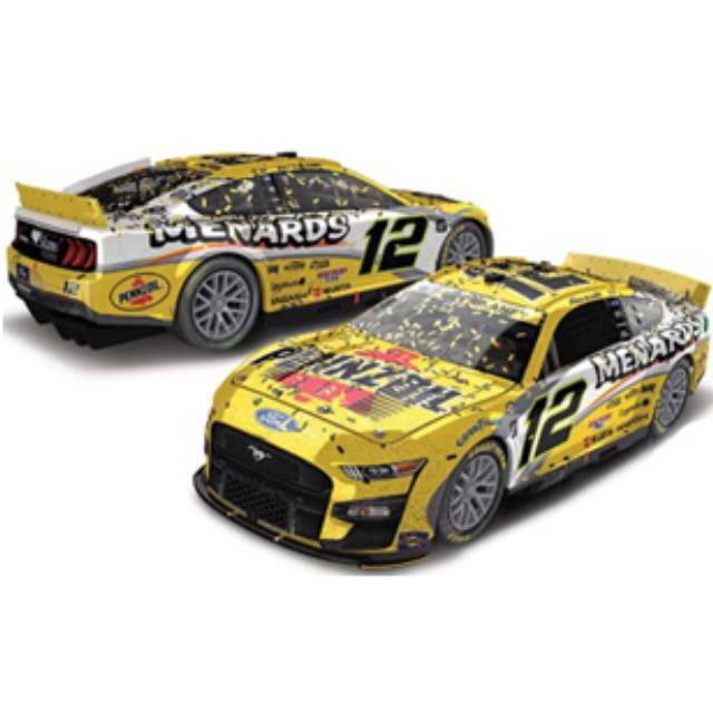 [MDL] Lionel Racing(ライオネルレーシング) NASCAR CUP Series 1/64 PENNZOIL/MENARDS 2023 フォード マスタング ライアン・ブレイニー #12 タラデガ ウィナー 完成品 ミニカー(LR292269) 京商