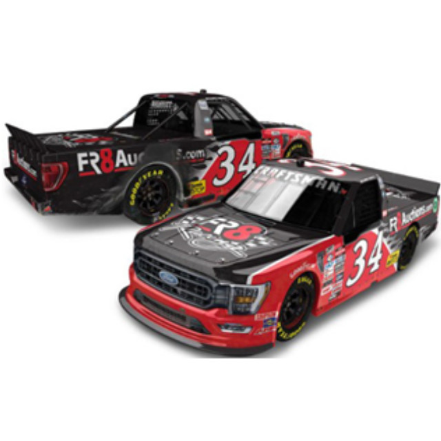 [MDL] Lionel Racing(ライオネルレーシング) NASCAR CUP Series 1/64 FR8AUCTIONS.COM 2023 フォード F150 ブレット・モフィット #34 タラデガ ウィナー 完成品 ミニカー(LR292382) 京商