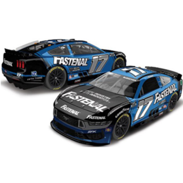 [MDL] Lionel Racing(ライオネルレーシング) NASCAR CUP Series 1/64 FASTENAL 2024 フォード マスタング クリス・ブッシャー #17 完成品 ミニカー(LR295796) 京商