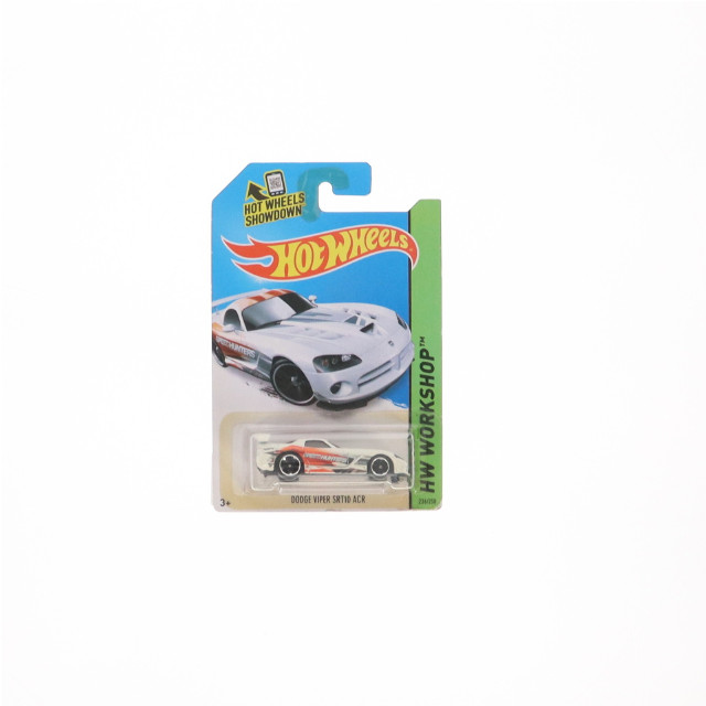 [MDL]Hot Wheels(ホットウィール) HW WORKSHOP 1/64 DODGE VIPER(ダッジ バイパー) SRT10 ACR(ホワイト) 完成品 ミニカー(CFJ13-07B3) マテル