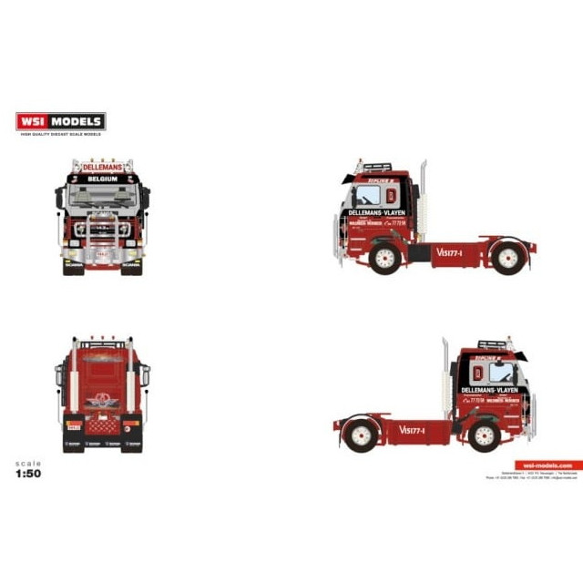 [MDL] 1/50 Dellemans-Vlayen SCANIA 3 SERIES 完成品 ミニカー(01-4804) WSI MODELS