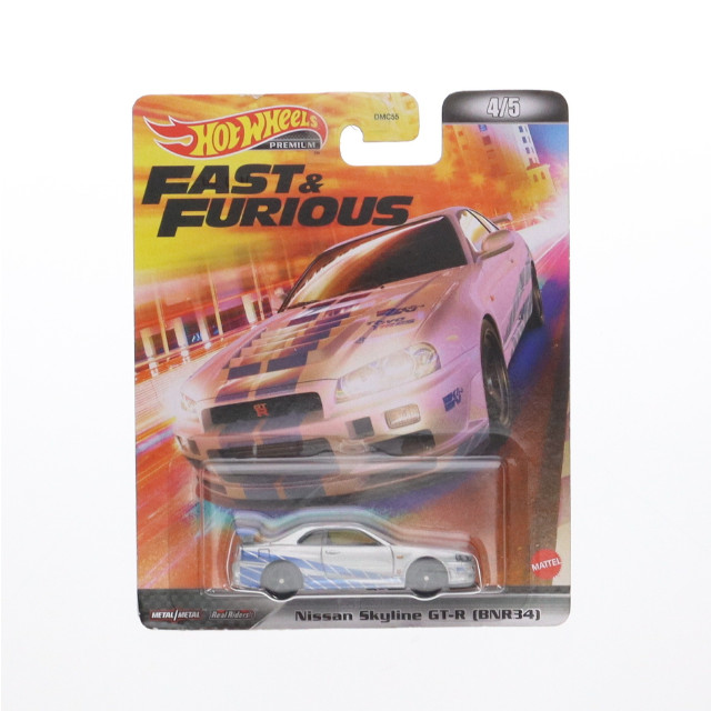 [MDL]Hot Wheels(ホットウィール) レトロエンターテイメント 1/64 日産 スカイライン GT-R(BNR34) ワイルド・スピードX2 完成品 ミニカー(HCP28) マテル