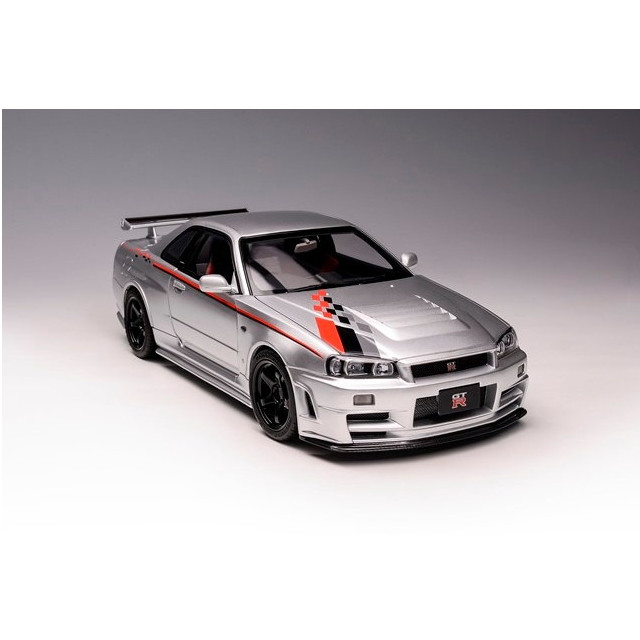 [MDL] 1/18 Nissan Skyline(スカイライン) GT-R(R34) NISMO CUSTOMIZED シルバー 完成品 ミニカー(M83429) MOTORHELIX(モーターヘリックス)