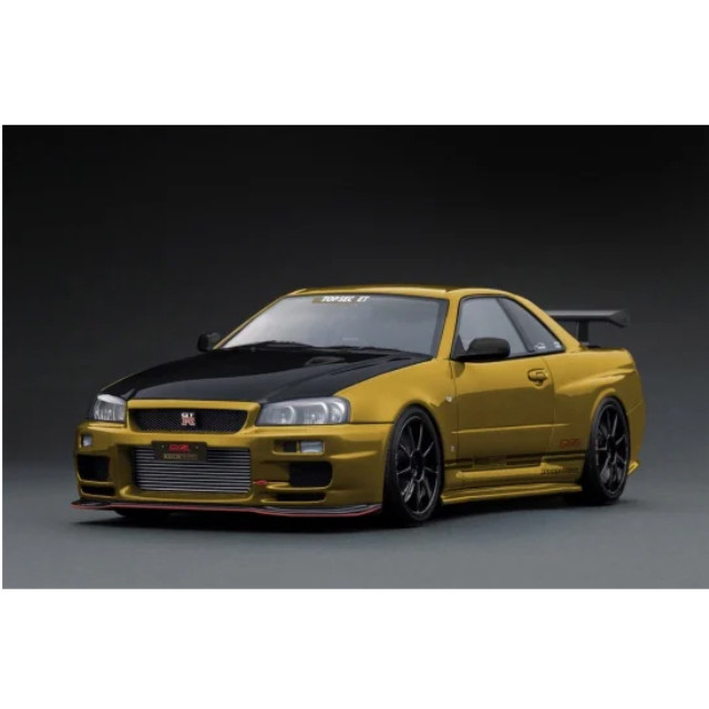 [MDL] 1/18 TOP SECRET 34GT-R(BNR34) Gold(ゴールド) 完成品 ミニカー(IG3640) ignition model(イグニッションモデル)