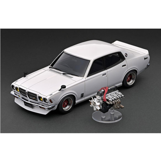 [MDL] (再販) 1/18 Nissan Bluebird(ブルーバード) U 2000GTX(G610) White with Engine 完成品 ミニカー(IG3167) ignition model(イグニッションモデル)