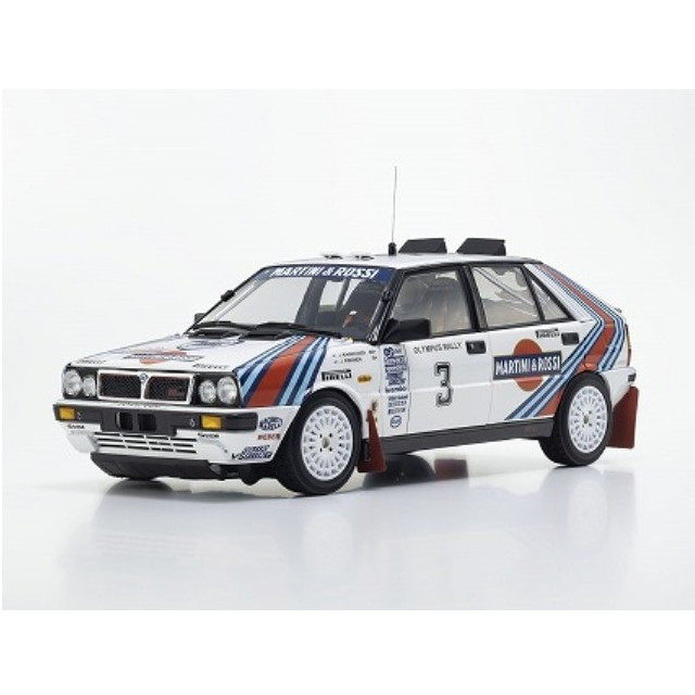 [MDL] 1/18 ランチア デルタ HF 4WD オリンパス ラリー ウィナー 1987 #3 完成品 ミニカー(KS08960E) 京商