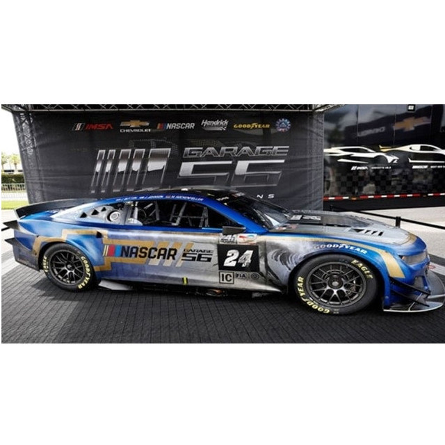[MDL] (再販) Top Speedシリーズ 1/18 NASCAR(ナスカー) Next Gen ガレージ56 シボレー カマロ ZL1 ル・マン24時間 2023 Hendrick Motorsports #24 ウェザリング塗装 完成品 ミニカー(TS0561) TSM(トゥルースケールミニチュアズ)