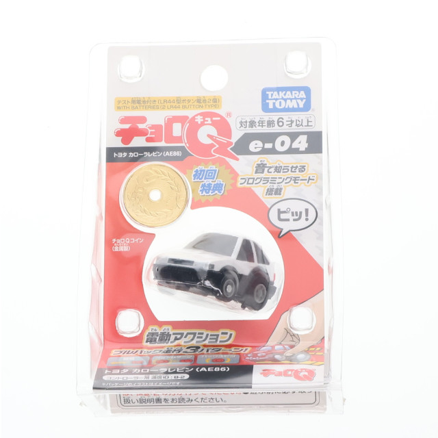 [MDL] 初回特典チョロQコイン付属 チョロQ e-04 トヨタ カローラレビン AE86 完成品 ミニカー タカラトミー