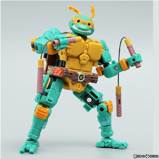 [TOY]MEGABOX(メガボックス) MB-19 TMNT MICHELANGELO(ミケランジェロ) ティーンエイジ・ミュータント・ニンジャ・タートルズ 完成トイ 52Toys/マイルストン