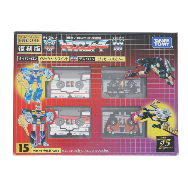 [TOY]15 カセット大作戦Vol.1 TFアンコール復刻版 戦え!超ロボット生命体 トランスフォーマー 完成トイ タカラトミー