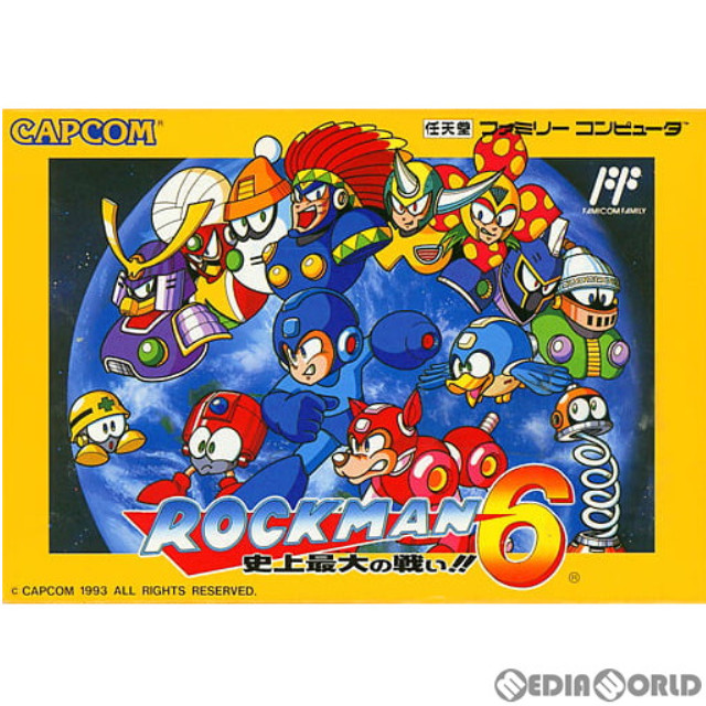 [FC] ROCKMAN6(ロックマン6) 史上最大の戦い!!
